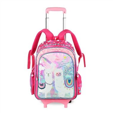 Geanta de scoala cu carucior detasabil