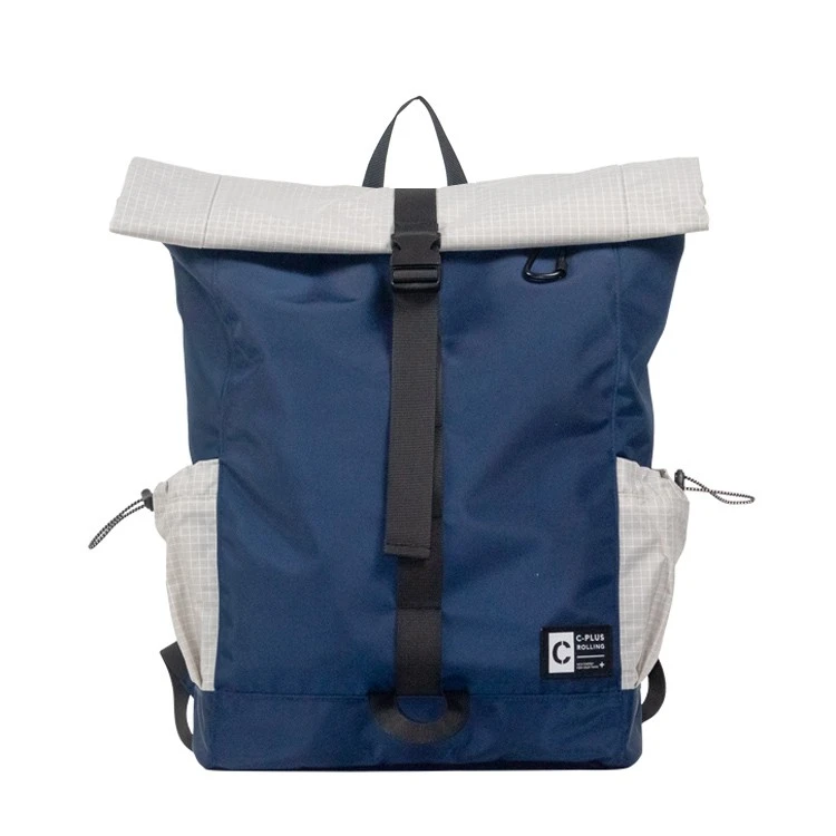 youth sports backpack-BLUE FRONT